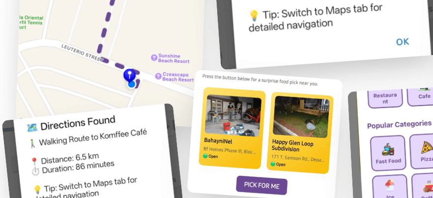 Screenshot of FoodCase